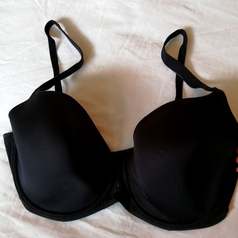 LaSenza Black Full Coverage Bra with Adjustable Straps